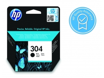 HP 304 Atramentová kazeta Black (N9K06AE)